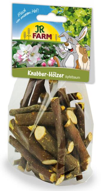 JR Farm Æblegrene Gnavestykker 100g