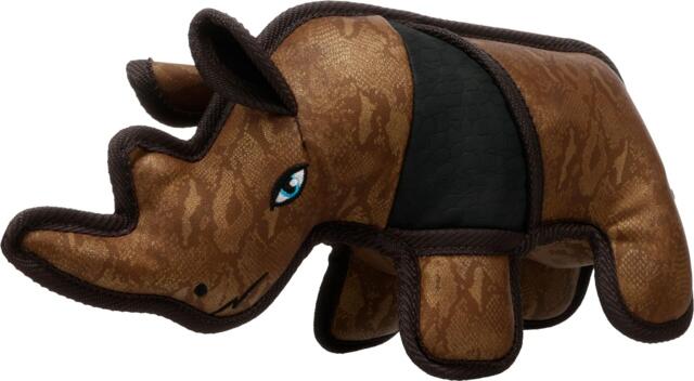 Toy Pudo Næsehorn Brun Robust Hundelegetøj 10,5x34x16cm
