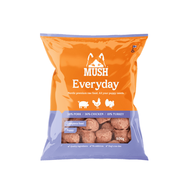 MUSH Everyday Puppy Lyslilla BARF Hvalpefoder