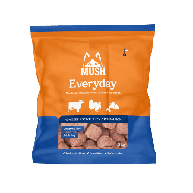 MUSH Everyday Blå BARF Hundefoder