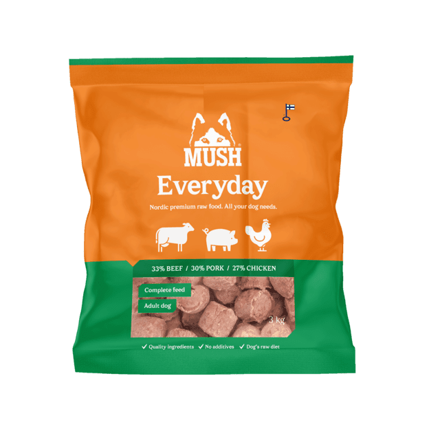 MUSH Everyday Grøn BARF Hundefoder