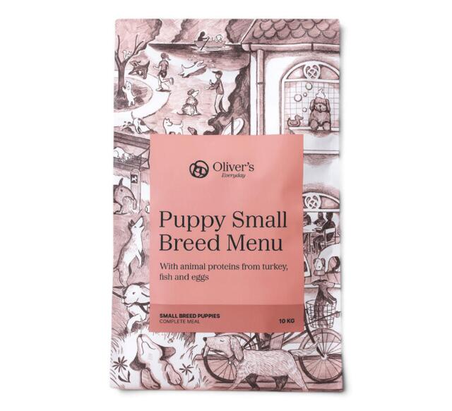 Oliver´s Everyday Puppy Small Breed Menu - Kornfrit Hvalpefoder 10kg