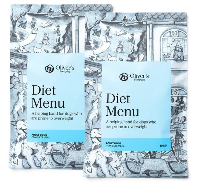 2 x Oliver´s Everyday Diet Menu Fedtfattigt Hundefoder 10kg