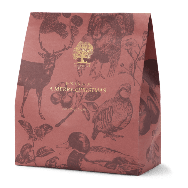 Essential Foods Julegave Hundegodbidder Luksus Gavepose 740g