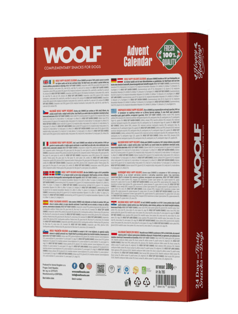 Woolf Julekalender Godbidder til 24 Dage