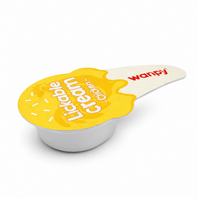 Wanpy Creamy Spoon Chicken – Kornfri cremet kattesnack (160g)