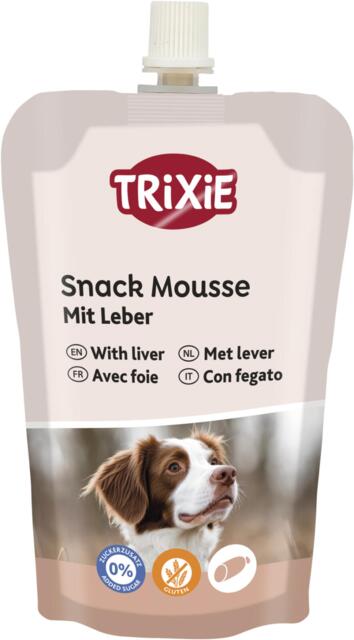 Trixie Snack Mousse med lever – Flydende belønningscreme til hunde