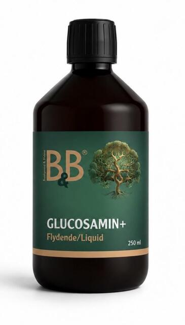 B&B Glucosamin+ Liquid – Flydende ledtilskud til hunde (250 ml / 500 ml)