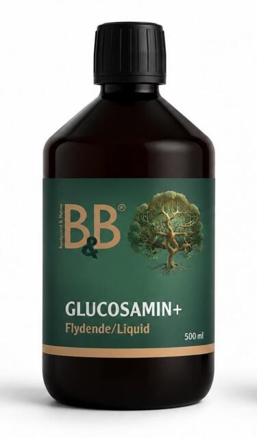B&B Glucosamin+ Liquid – Flydende ledtilskud til hunde (250 ml / 500 ml)