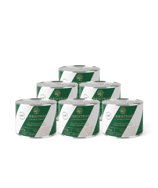 Essential Foods Christmas Cat Pâté – Kornfrit og cremet julevådfoder til katte (200g)