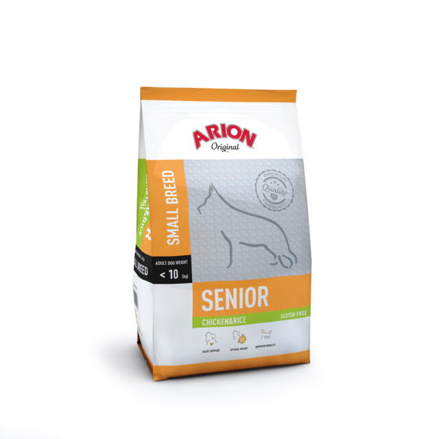 Arion Senior Small Breed – Kylling & Ris 3 kg (UDSOLGT)