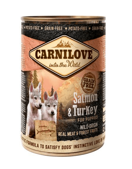 Carnilove Canned Salmon & Turkey Puppy 400g