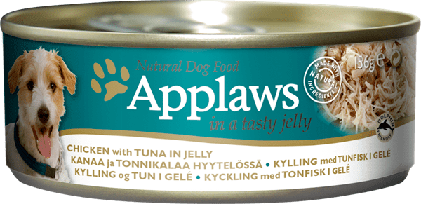 Applaws hund 156g Kylling & Tun i gelé