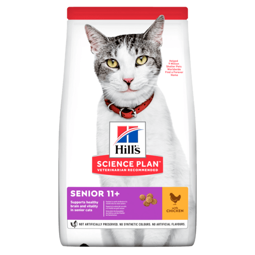 HILL'S SCIENCE PLAN Senior 11+ Kattefoder med kylling 1,5 kg
