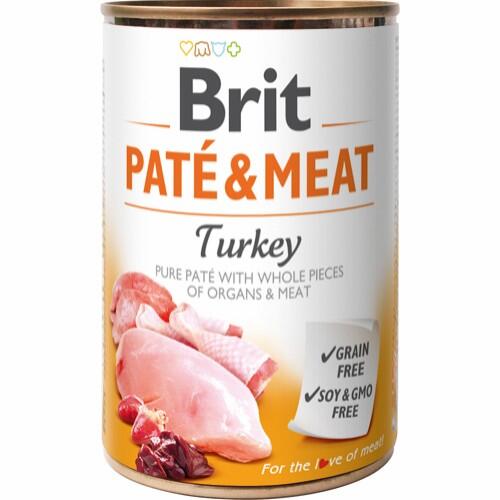 Brit pate & meat kalkun 400g (KORNFRI)