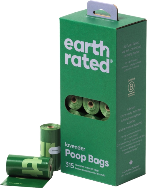 Earth Rated Dog Bags In Rolls Lavender (315 bags)