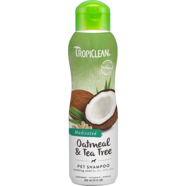 TropiClean Oatmeal &amp; Tea Tree shampoo 355 ml