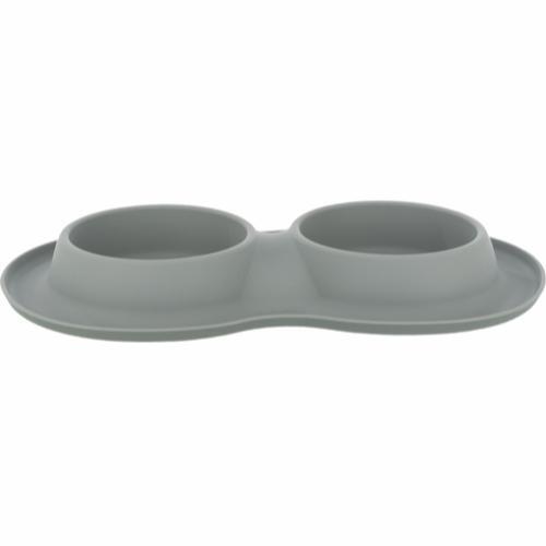 Trixie Silicone Double Feeding Bowls with Base