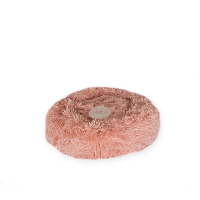 FLUFFY Donut hundeseng 70cm - Soft Pink