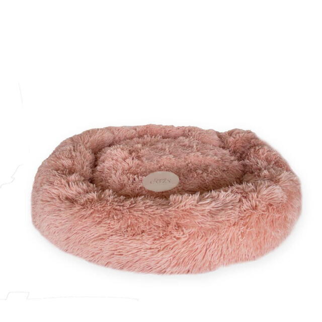 FLUFFY Donut hundeseng 90cm - Soft Pink