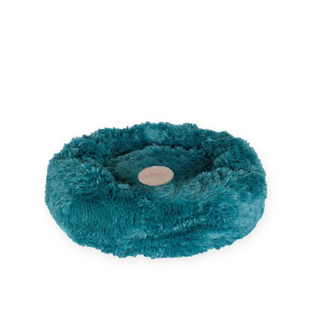 FLUFFY Donut hundeseng 70cm - Retro Blue