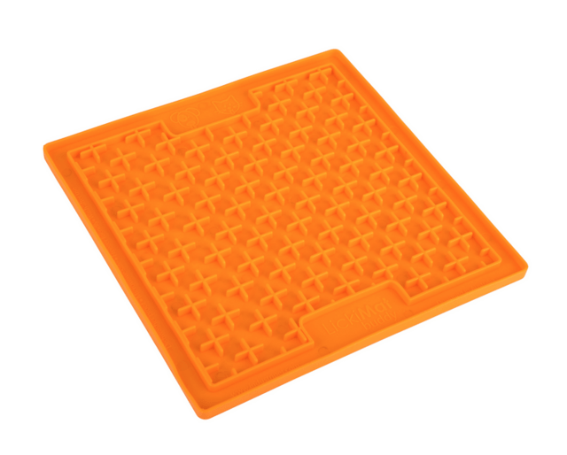 LickiMat Buddy - Aktivitetsmåtte 20 cm Orange