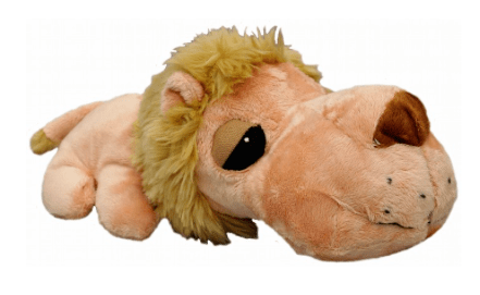 Plush lion with big head 26 cm