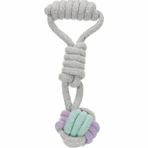 Play rope with braided ball