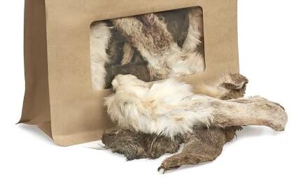 Kaninører med pels 10 stk - Lola´s Favoritter