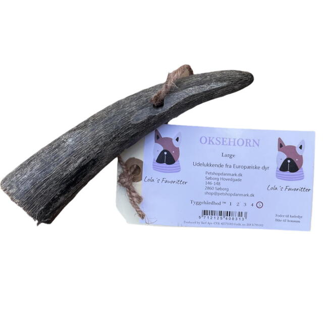Oksehorn stor Lola´s Favoritter (UDSOLGT)
