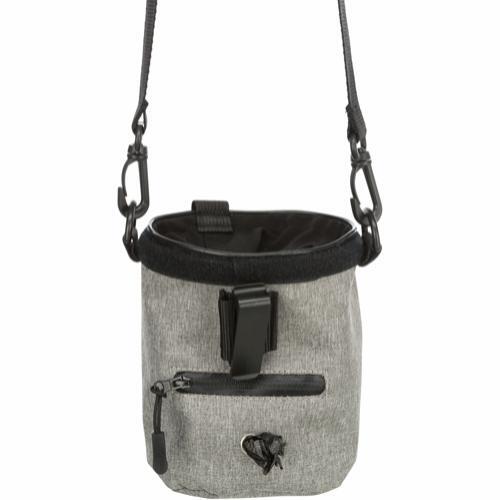 Trixie treat bag with shoulder strap and fastening clip