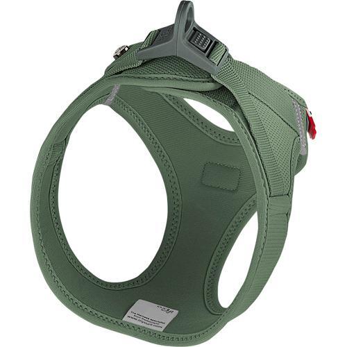 Curli Clasp Air Mesh Step-in Dog Harness - Green