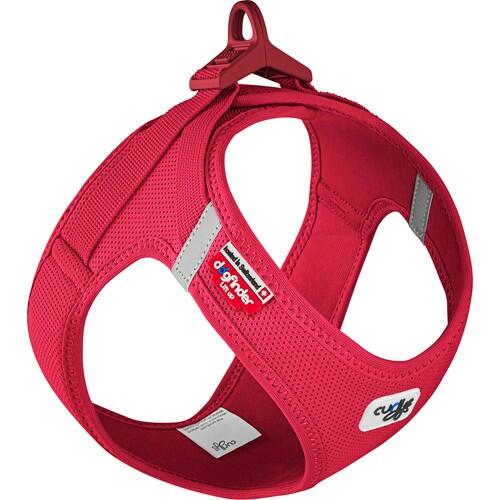 Curli Clasp Air Mesh Step-in Dog Harness - Red
