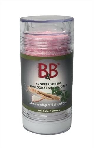 B&B økologisk shampoobar - Sheabutter/ginseng