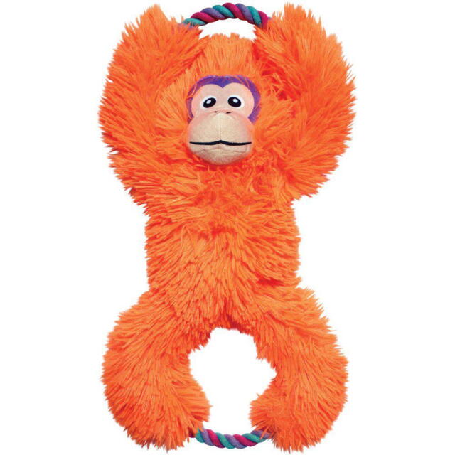 KONG Legetøj Tuggz Monkey Orange XL 42cm