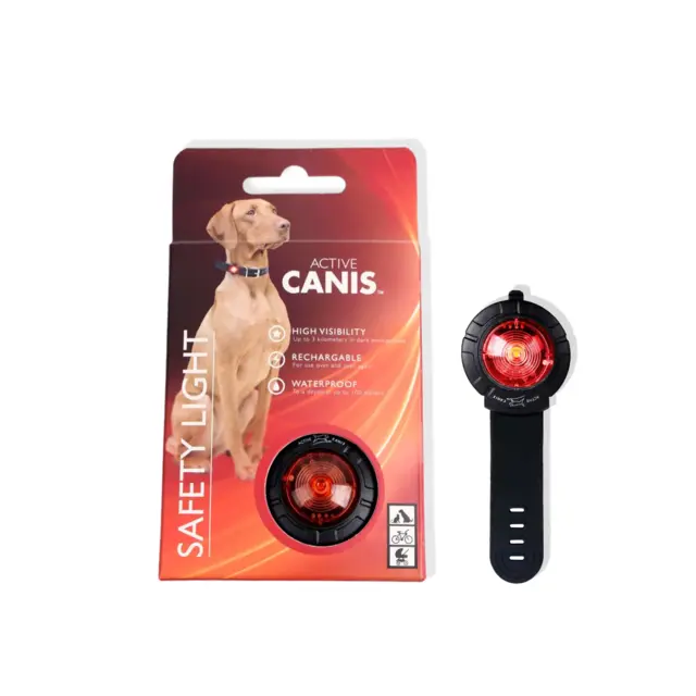 Active Canis Safety Light - Rød