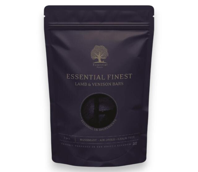 ESSENTIAL FINEST LAMB & VENISON BARS 3 stk
