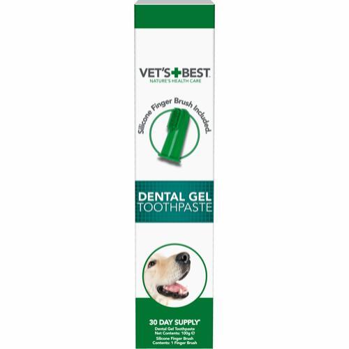 Vets Best Tandpasta - Inklusiv fingertandbørste