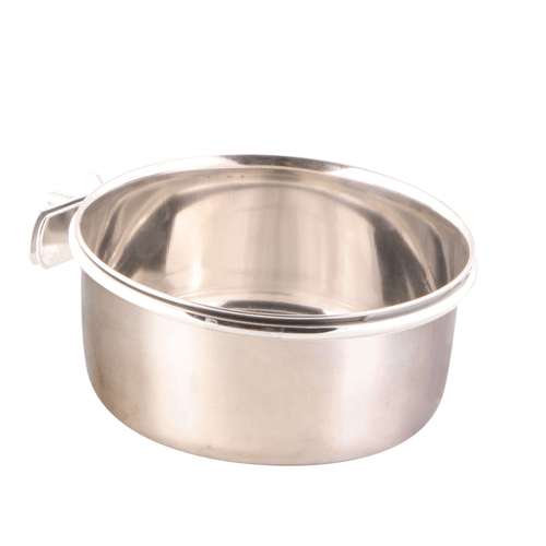Steel bowl with screw fitting ø12cm