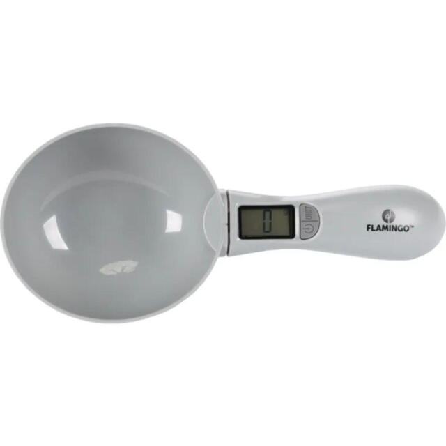 Feed scoop with digital scale