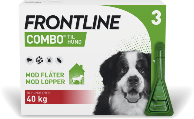 Frontline Combo flea treatment 3 x 4.02ml for dogs over 40 kg