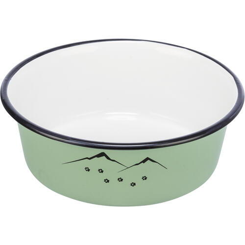 Enamel bowl for dog
