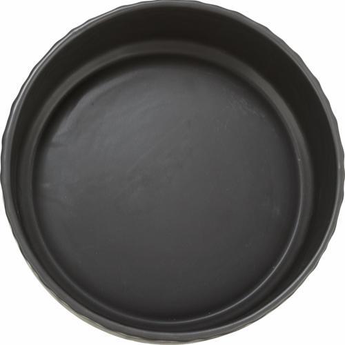 Black food bowl