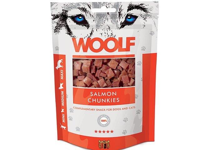 Woolf Salmon Chunkies 100g (UDSOLGT)
