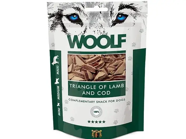 Woolf Lamb & Cod Triangle 100g