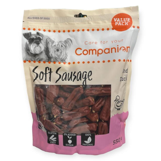 Companion Soft Sausage med And 550g