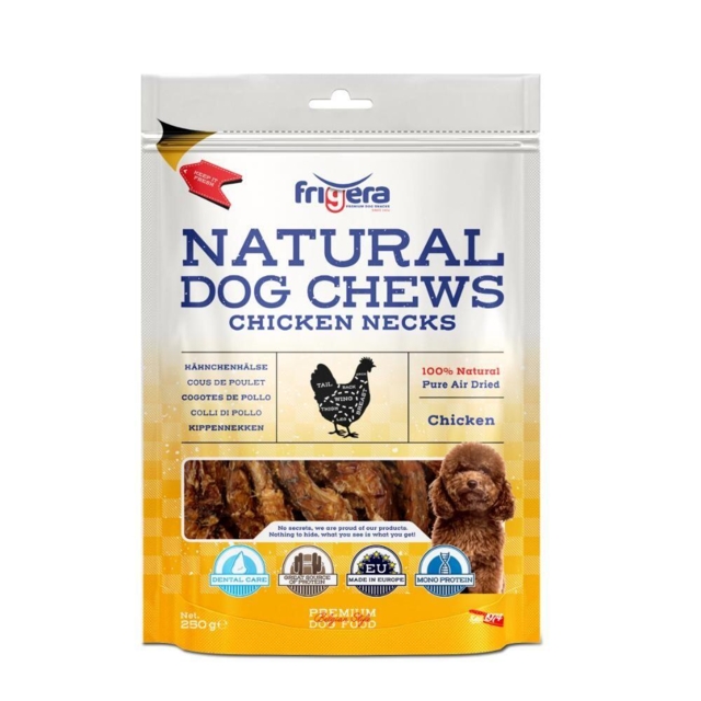 Frigera Natural Dog Chews Kyllingehals 250 g