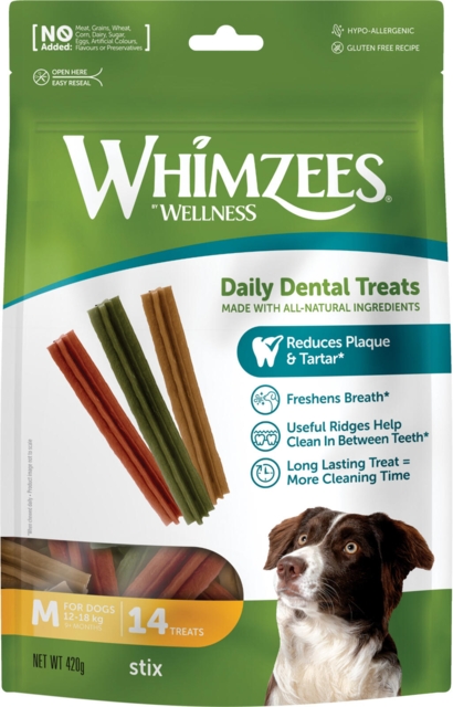 Whimzees Stix M til mellemstore hunde - 14 stk