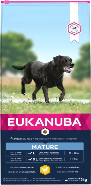 Eukanuba Mature Large Breed kylling 12kg.