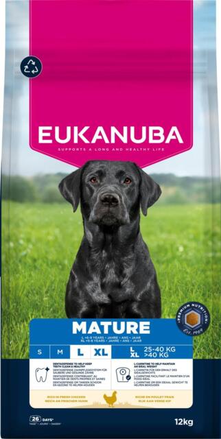 Eukanuba Mature Large Breed kylling 12kg.